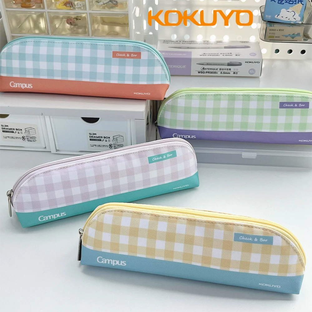 Japan KOKUYO Limited Campus Pencil Bags Checkered Small Pencil Box Stationery Box Learning Stationery Supplies Back To School
Japan KOKUYO Limited Campus Pencil Bags Checkered Small Pencil Box Stationery Box Learning Stationery Supplies Back To School