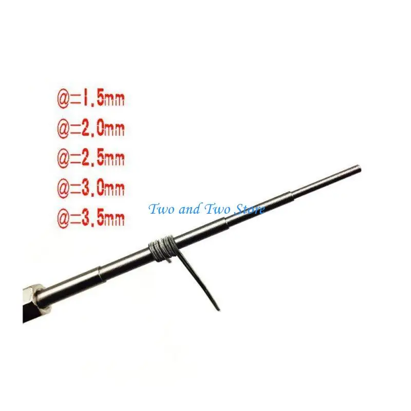 HX6F Wire Looping Wrapping Step Mandel Steel Round Bead Working Loop Jump Ring Metal Jewelry Forming Tool 1.5/2/2.5/3/3.5mm
HX6F Wire Looping Wrapping Step Mandel Steel Round Bead Working Loop Jump Ring Metal Jewelry Forming Tool 1.5/2/2.5/3/3.5mm