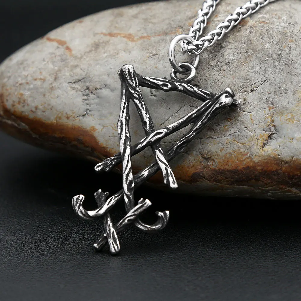 Vintage Classic Stainless Steel Lucifer Pendant Necklaces For Man Women Punk Biker Fashion Religion Jewelry Gifts Dropshipping
Vintage Classic Stainless Steel Lucifer Pendant Necklaces For Man Women Punk Biker Fashion Religion Jewelry Gifts Dropshipping