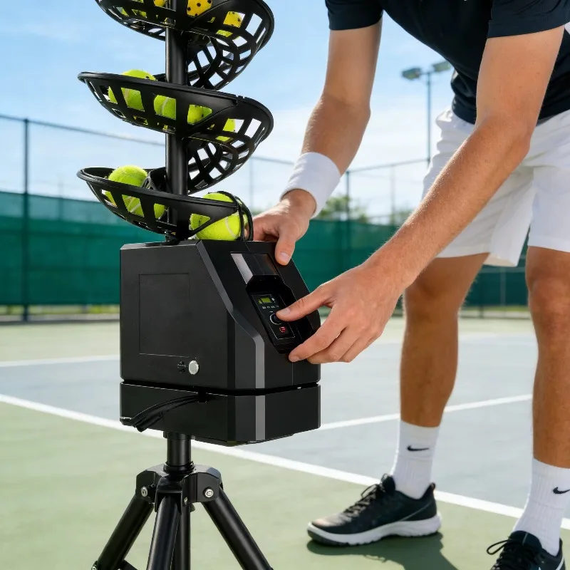 High Quality Tennis Ball Machine Launcher Professional Tennis Ball Machine for Tennis Club Training
High Quality Tennis Ball Machine Launcher Professional Tennis Ball Machine for Tennis Club Training