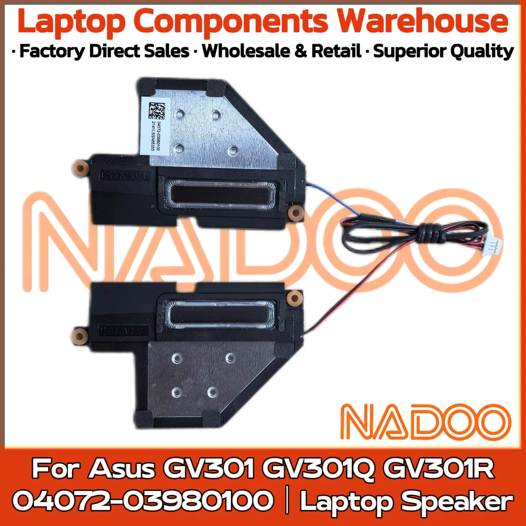 New Original Laptop Notebook Audio Speaker For Asus GV301 GV301Q GV301R built-in speaker horn audio 04072-03980100
New Original Laptop Notebook Audio Speaker For Asus GV301 GV301Q GV301R built-in speaker horn audio 04072-03980100