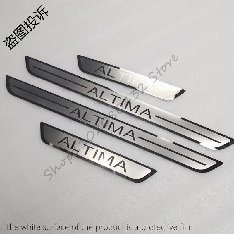 for Nissan Altima 2011-2019 Door Sill Scuff Plate Kick Guard Pedal Threshold Step Protector Stainless Car-styling
for Nissan Altima 2011-2019 Door Sill Scuff Plate Kick Guard Pedal Threshold Step Protector Stainless Car-styling