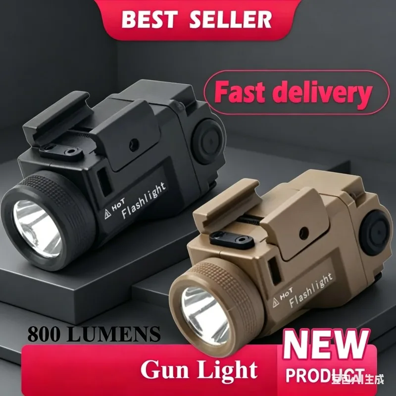 Metal LED Illuminator 800 Lumen Strong Light Fit 20mm Picatinny Rail Outdoor Model Accessory
Metal LED Illuminator 800 Lumen Strong Light Fit 20mm Picatinny Rail Outdoor Model Accessory
