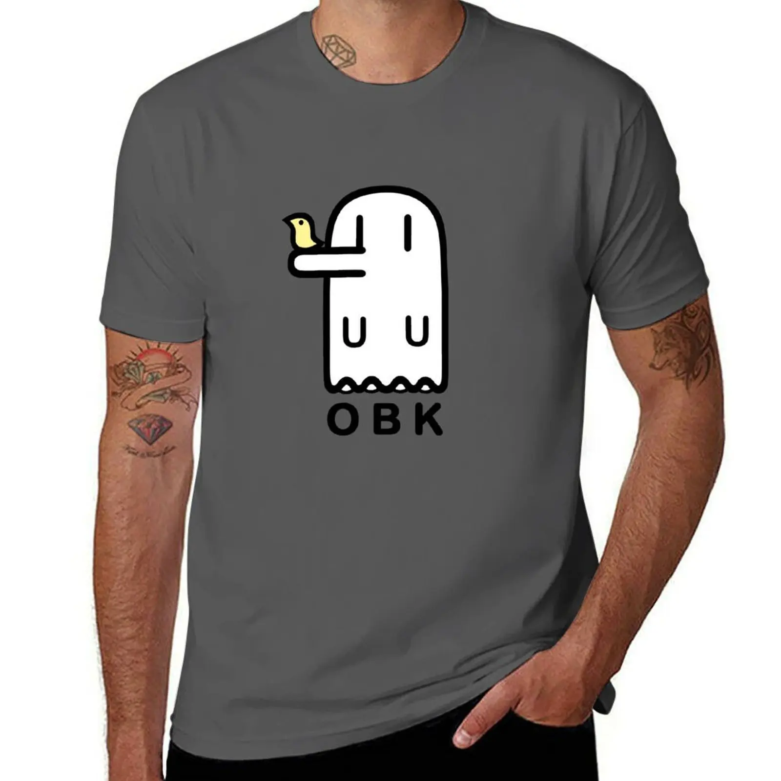 Nichijou OBK Obake T-Shirt Work Daily Short Sleeve Top
Nichijou OBK Obake T-Shirt Work Daily Short Sleeve Top