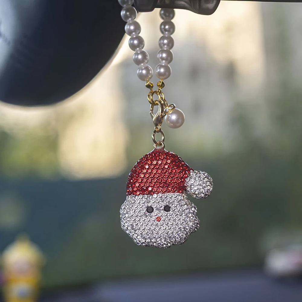 Santa Claus rearview mirror pendant, Austrian rhinestone inlay, Christmas tree pendant, Christmas gift, car decoration
Santa Claus rearview mirror pendant, Austrian rhinestone inlay, Christmas tree pendant, Christmas gift, car decoration