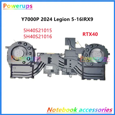 New Original Laptop CPU/GPU Cooler Heatsink&Fan For Lenovo Y7000P 2024 Legion Slim 5 16IRX9 16ARP9 83EX Y580L RTX40 5H40S21016