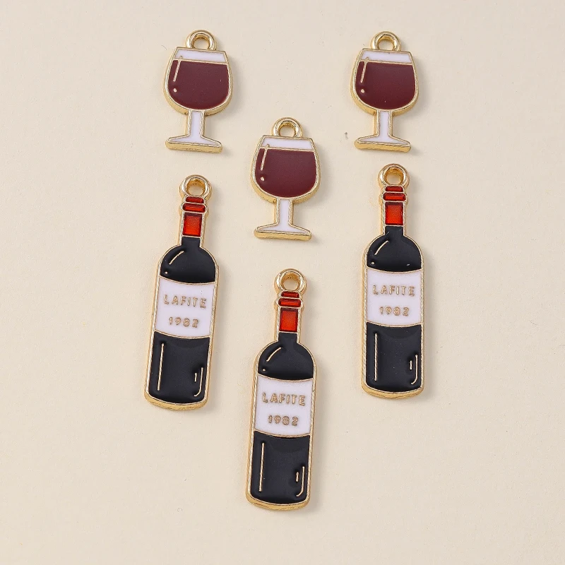 20pcs Cute Enamel Drink Red Wine Cup Charms Pendants for Jewelry Making Drop Earrings Necklaces Bracelets DIY Crafts Supplies
20pcs Cute Enamel Drink Red Wine Cup Charms Pendants for Jewelry Making Drop Earrings Necklaces Bracelets DIY Crafts Supplies