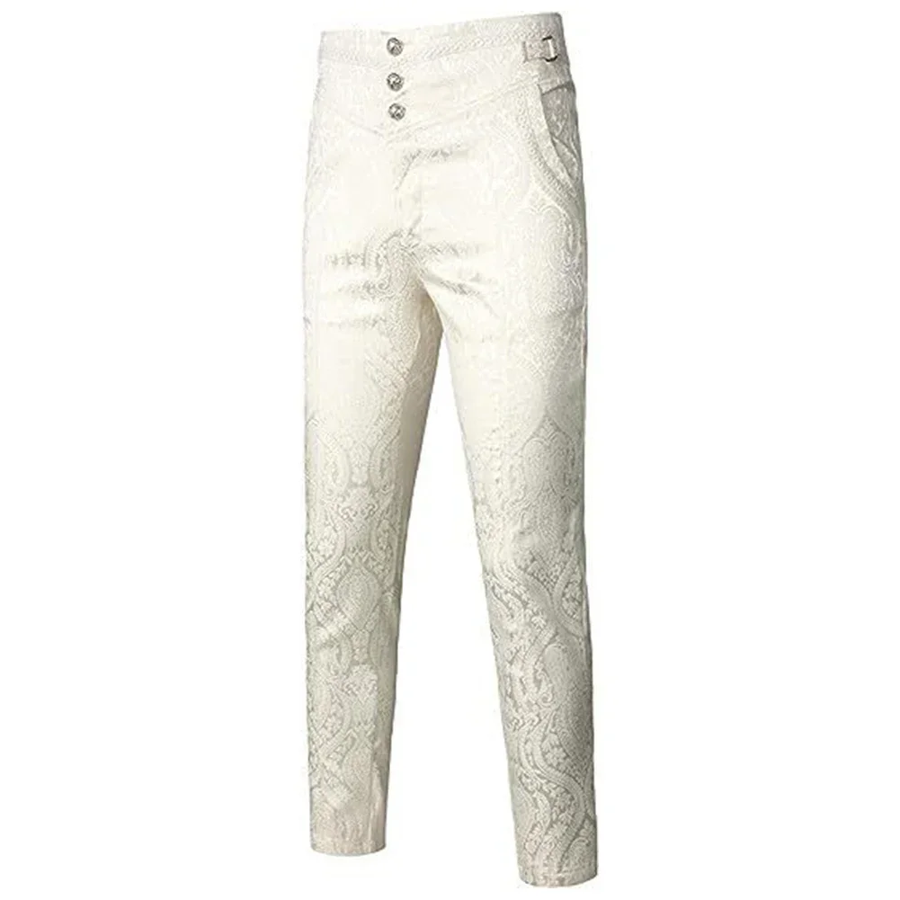 Fashion Men's Gothic Pants Retro Vintage Cosplay Costume Trousers Print Steampunk Victorian Stage Performance Pants
Fashion Men's Gothic Pants Retro Vintage Cosplay Costume Trousers Print Steampunk Victorian Stage Performance Pants