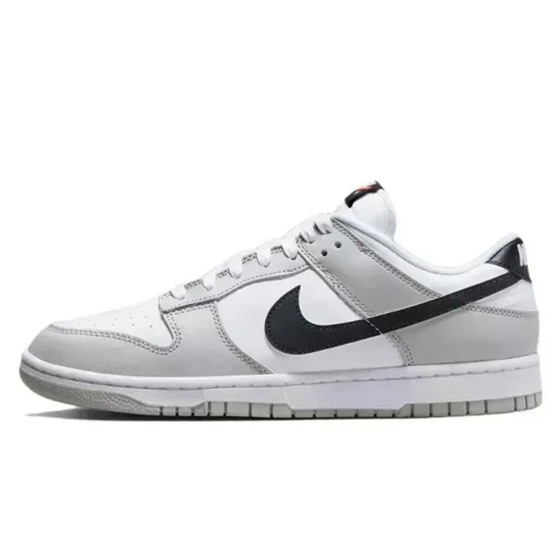 Nike Dunk Men and Women Anti-Slip Breathable Air Cushion Training Versatile Lightweight Skateboarding Shoes White Grey
Nike Dunk Men and Women Anti-Slip Breathable Air Cushion Training Versatile Lightweight Skateboarding Shoes White Grey