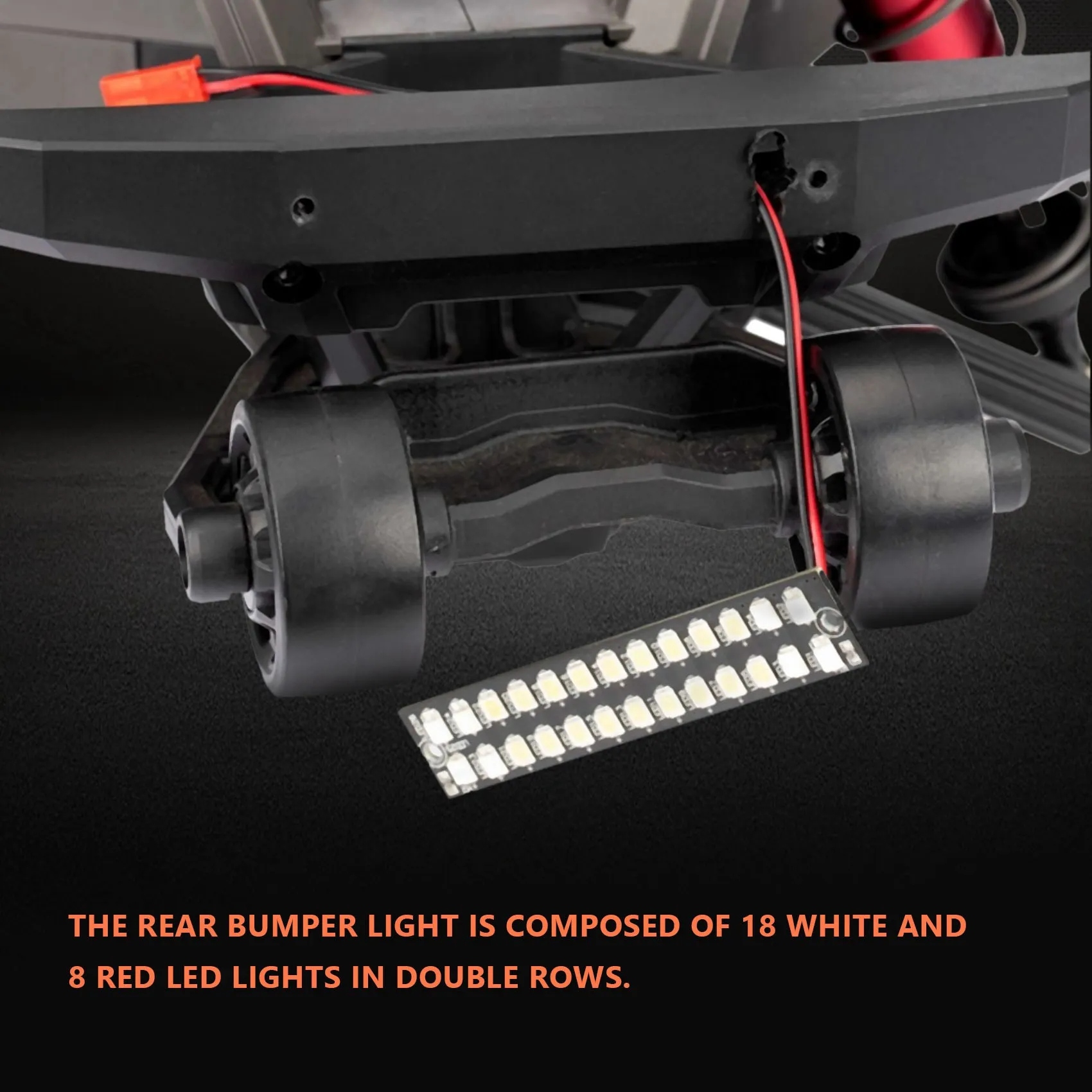 【Flash Sale】70Mm 58Mm Waterproof Front Rear Bumper Led Light Bar Upgrade Accessories For TRAXXAS 1/10 MAXX RC Car
【Flash Sale】70Mm 58Mm Waterproof Front Rear Bumper Led Light Bar Upgrade Accessories For TRAXXAS 1/10 MAXX RC Car