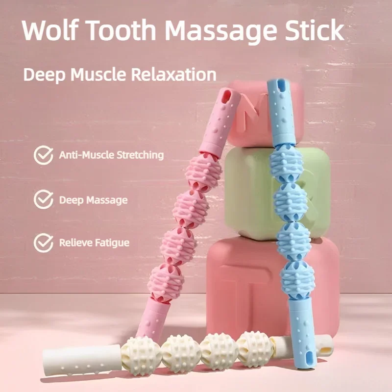 4 Ball Muscle Massage Roller Stick Deep Tissue Therapy for Calves Thighs Arms & Back Yoga Fitness Recovery Tool Health
4 Ball Muscle Massage Roller Stick Deep Tissue Therapy for Calves Thighs Arms & Back Yoga Fitness Recovery Tool Health