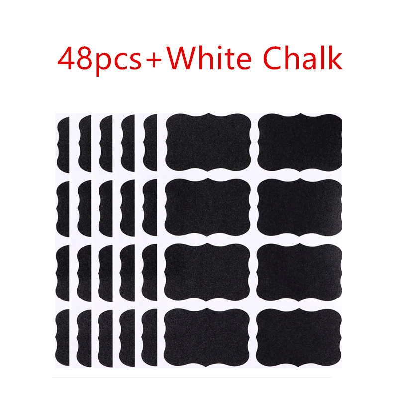 Blackboard Stickers Waterproof Chalkboard Kitchen Spice Label Sticker Home Jars Bottles Tags Blackboard Labels White Marker
Blackboard Stickers Waterproof Chalkboard Kitchen Spice Label Sticker Home Jars Bottles Tags Blackboard Labels White Marker