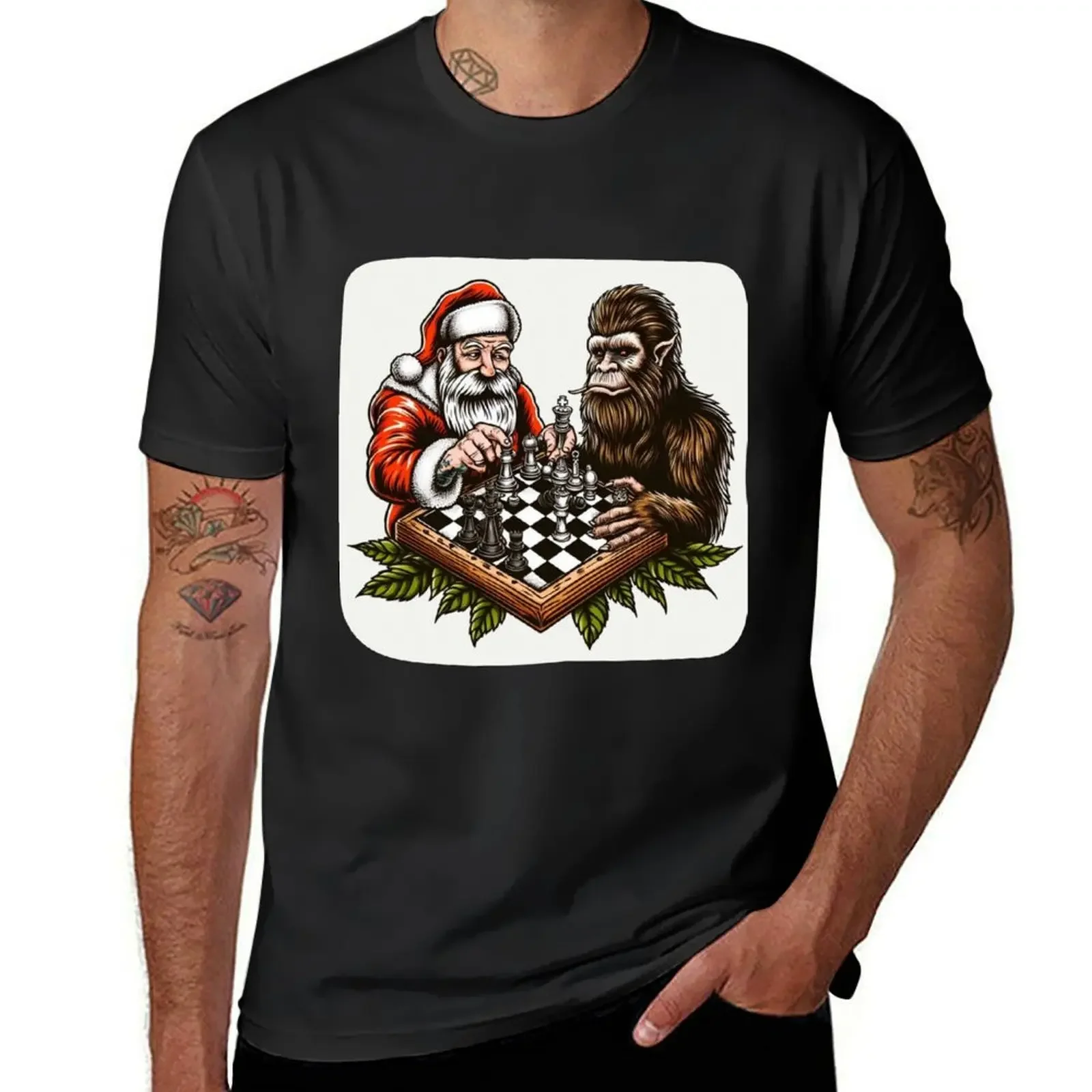 Santa vs. Bigfoot Chess Showdown T-Shirt anime figures graphics baggy shirts oversizeds workout shirts for men 
Santa vs. Bigfoot Chess Showdown T-Shirt anime figures graphics baggy shirts oversizeds workout shirts for men