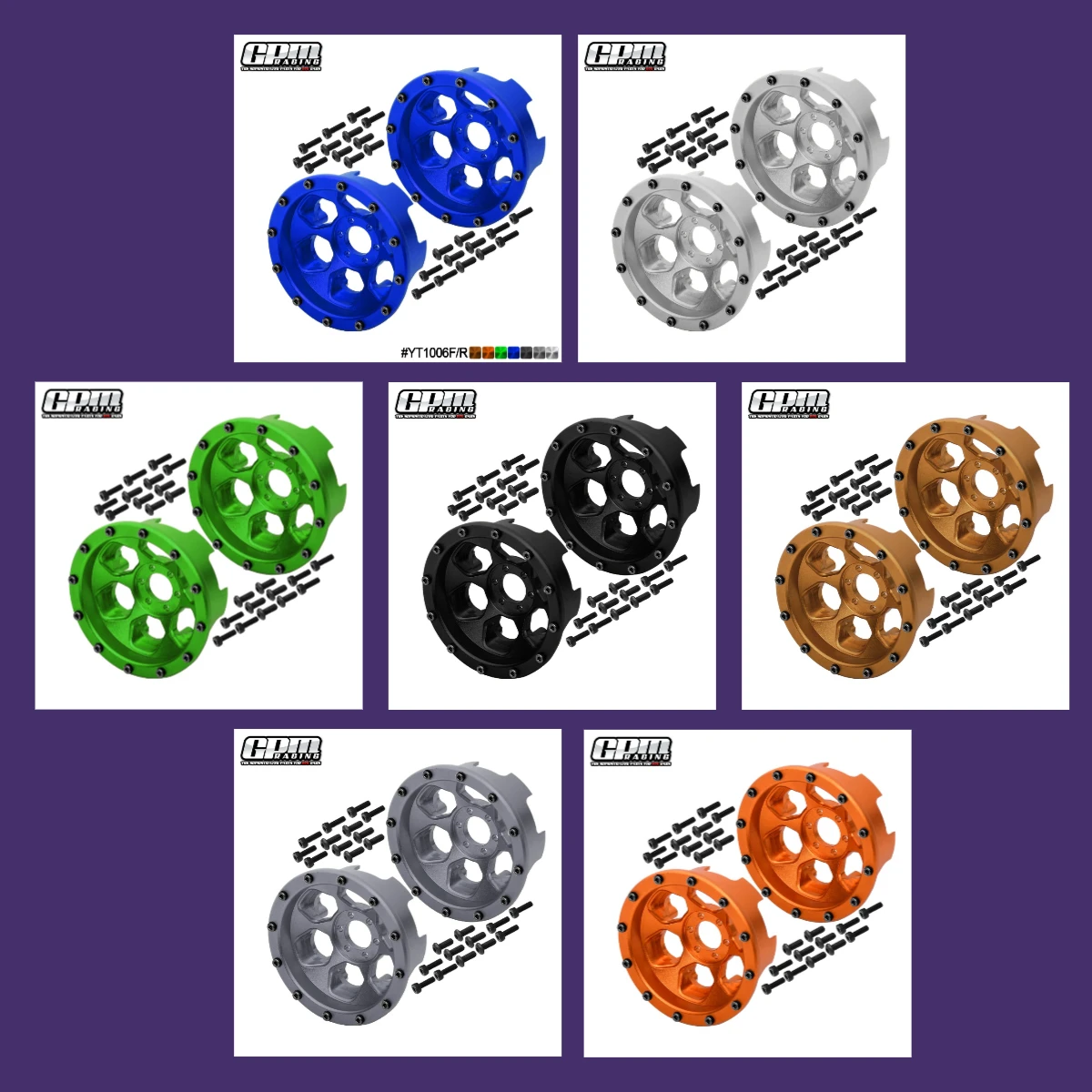 GPM AXIAL YETI ROCK RACER Для АЛЮМИНИЕВЫХ ПЕРЕДНЬОГО/ЗАДНЕГО 2,2 КОЛЕСА (6 ШТ.)
GPM AXIAL YETI ROCK RACER Для АЛЮМИНИЕВЫХ ПЕРЕДНЬОГО/ЗАДНЕГО 2,2 КОЛЕСА (6 ШТ.)