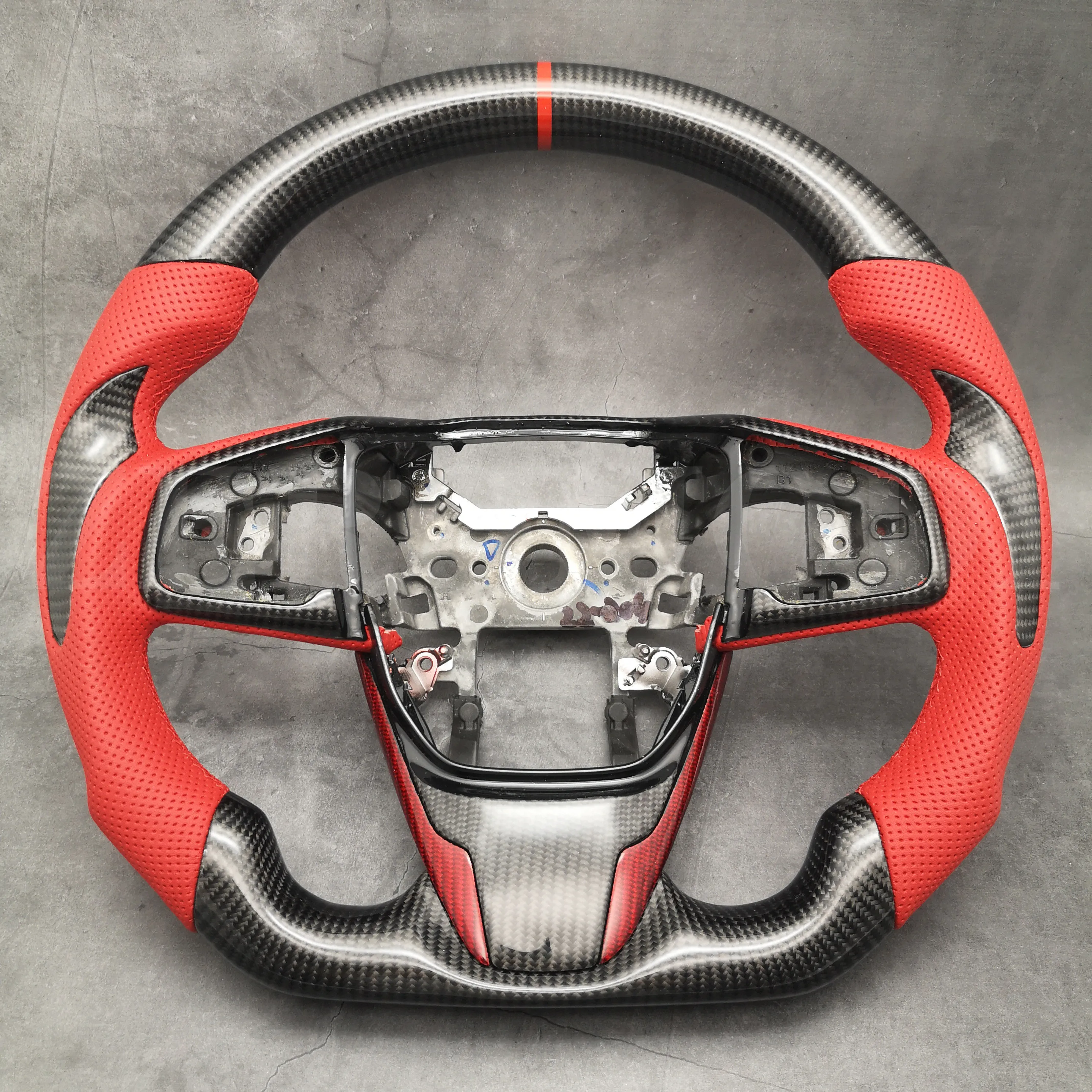 High Quality Red Carbon Fiber Car Steering Wheel For Honda Civic 10th Gen 2016 2017 2018 2019 2020 2021
High Quality Red Carbon Fiber Car Steering Wheel For Honda Civic 10th Gen 2016 2017 2018 2019 2020 2021
