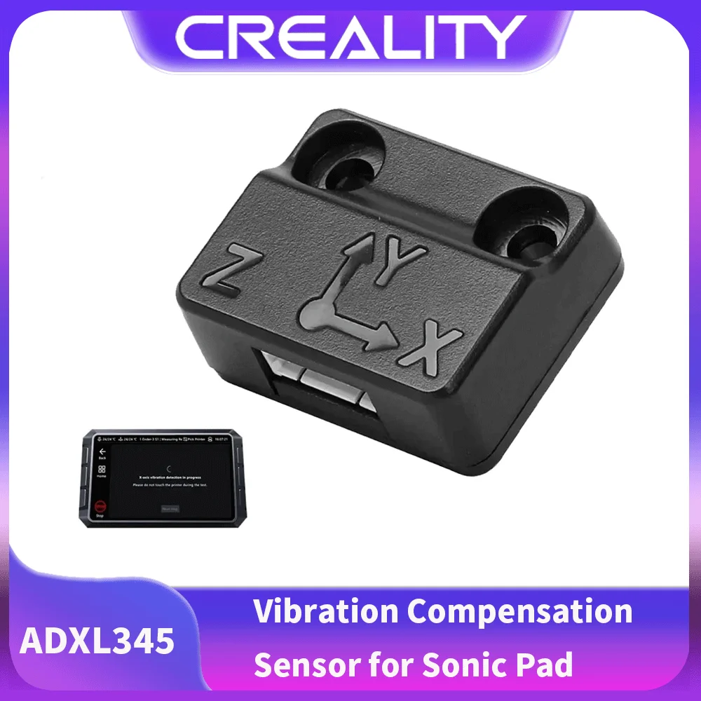 Creality Official ADXL345 Vibration Compensation Sensor for Sonic Pad Precise Sensing Control Reducing Ringing 3D Printer Parts
Creality Official ADXL345 Vibration Compensation Sensor for Sonic Pad Precise Sensing Control Reducing Ringing 3D Printer Parts