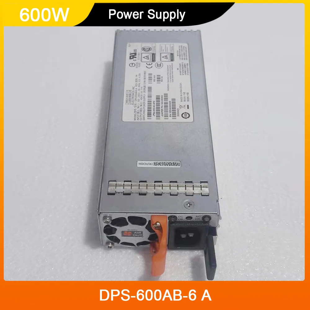DPS-600AB-6 A JPSU-600-AC-AFO 640-060602 600 Вт для импульсного источника питания Juniper EX3400-48P
DPS-600AB-6 A JPSU-600-AC-AFO 640-060602 600 Вт для импульсного источника питания Juniper EX3400-48P