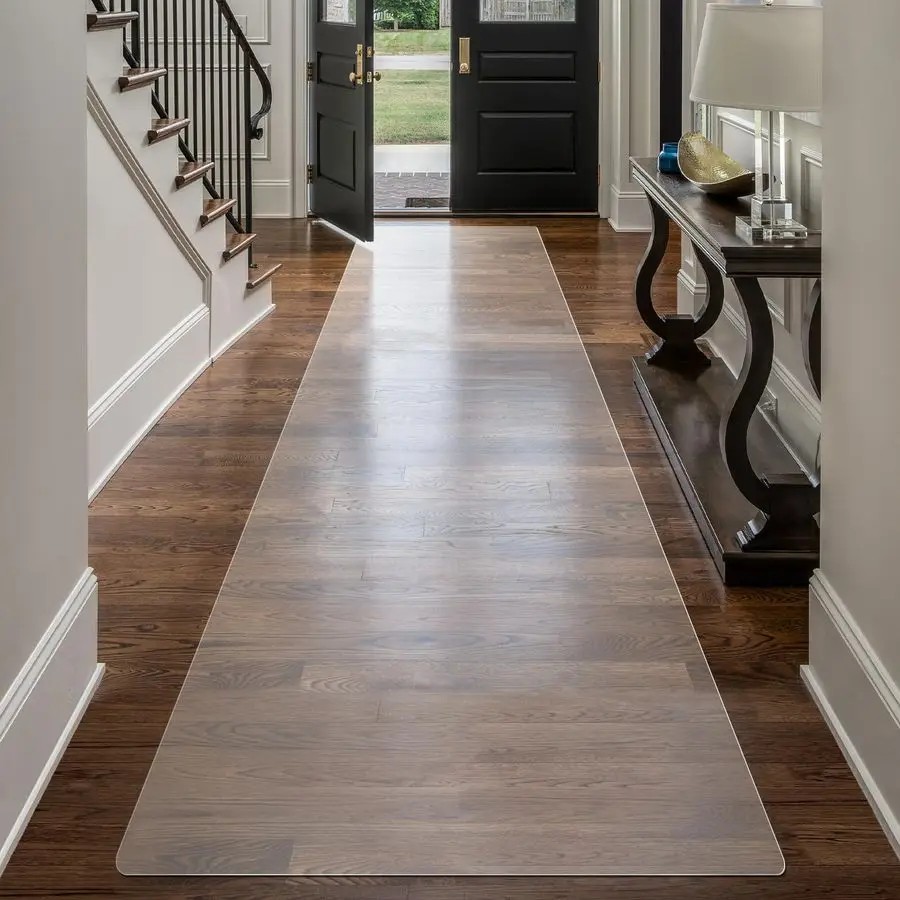 Clear Runner Rug for Hallway, 2x8 No Slip Waterproof Kitchen Standing Floor Mat, Vinyl Indoor Outdoor Entryway Runner Rug for La
Clear Runner Rug for Hallway, 2x8 No Slip Waterproof Kitchen Standing Floor Mat, Vinyl Indoor Outdoor Entryway Runner Rug for La