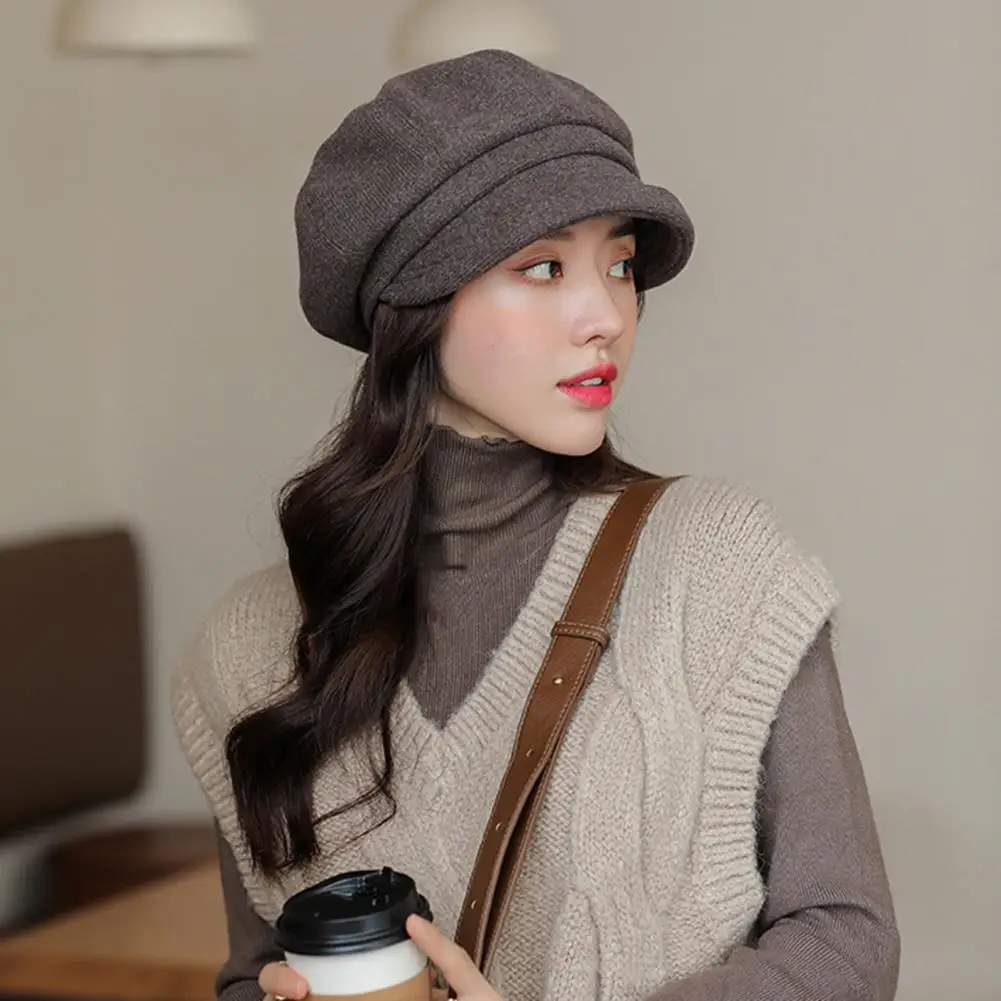 Women Octagonal Hat Vintage Short Brim Solid Color Washable Lightweight Keep Warm Painter Artist Lightweight Women Beret
Women Octagonal Hat Vintage Short Brim Solid Color Washable Lightweight Keep Warm Painter Artist Lightweight Women Beret