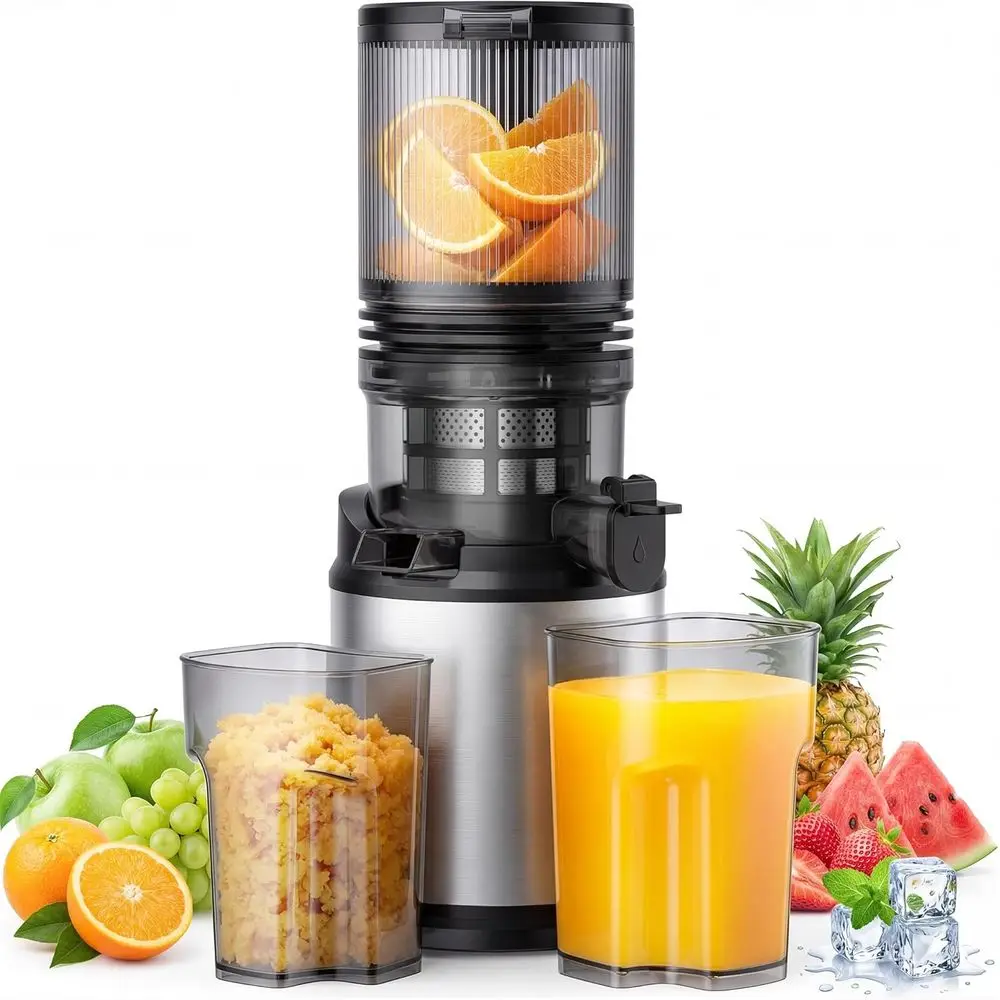Juicer hines, Cold PrJuicer with Wide eed Chute, 3-in-1 Slow Masticating Juicer, Juice, Nut Milk & Sorbet Maker, BPA-ree, High J
Juicer hines, Cold PrJuicer with Wide eed Chute, 3-in-1 Slow Masticating Juicer, Juice, Nut Milk & Sorbet Maker, BPA-ree, High J