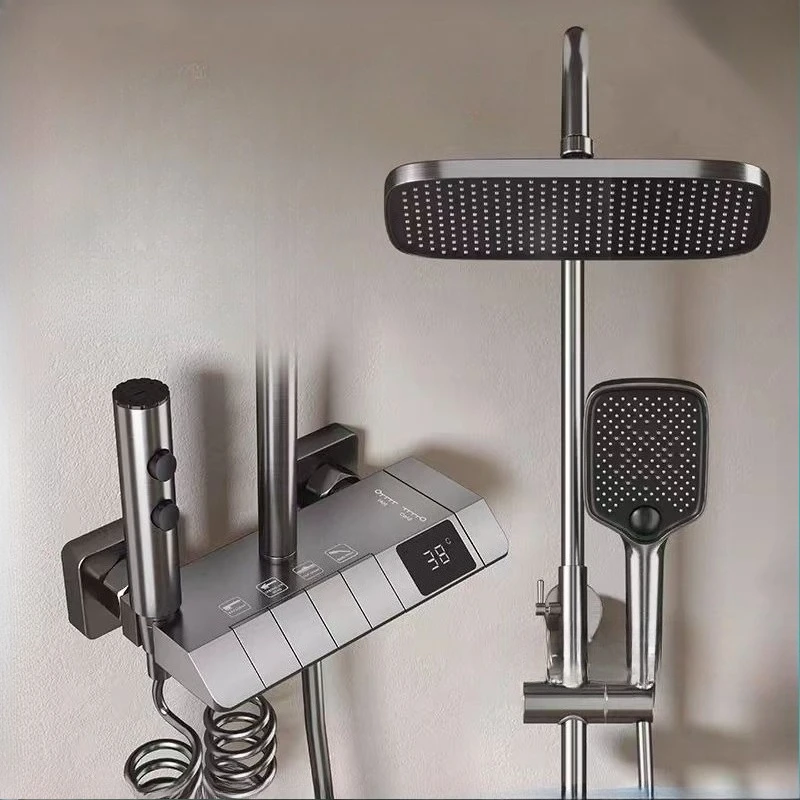 Shower Head Set All Copper Piano Digital Display Bathroom Hot and Cold Shower Constant Temperature Pressurized Nozzle Shower Set
Shower Head Set All Copper Piano Digital Display Bathroom Hot and Cold Shower Constant Temperature Pressurized Nozzle Shower Set