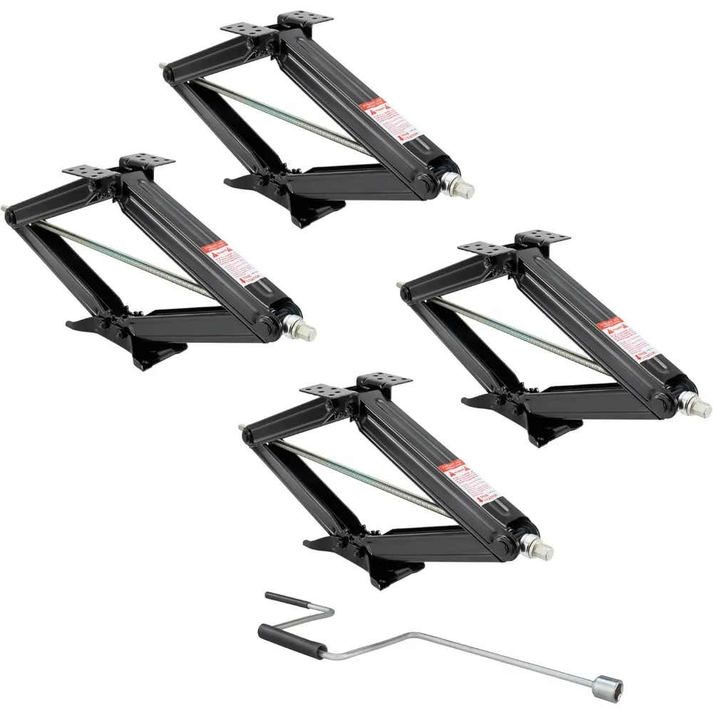 Набор ножничных домкратов для автофургонов емкостью 24 2500 фунтов с ручкой, 4 шт.
Набор ножничных домкратов для автофургонов емкостью 24 2500 фунтов с ручкой, 4 шт.