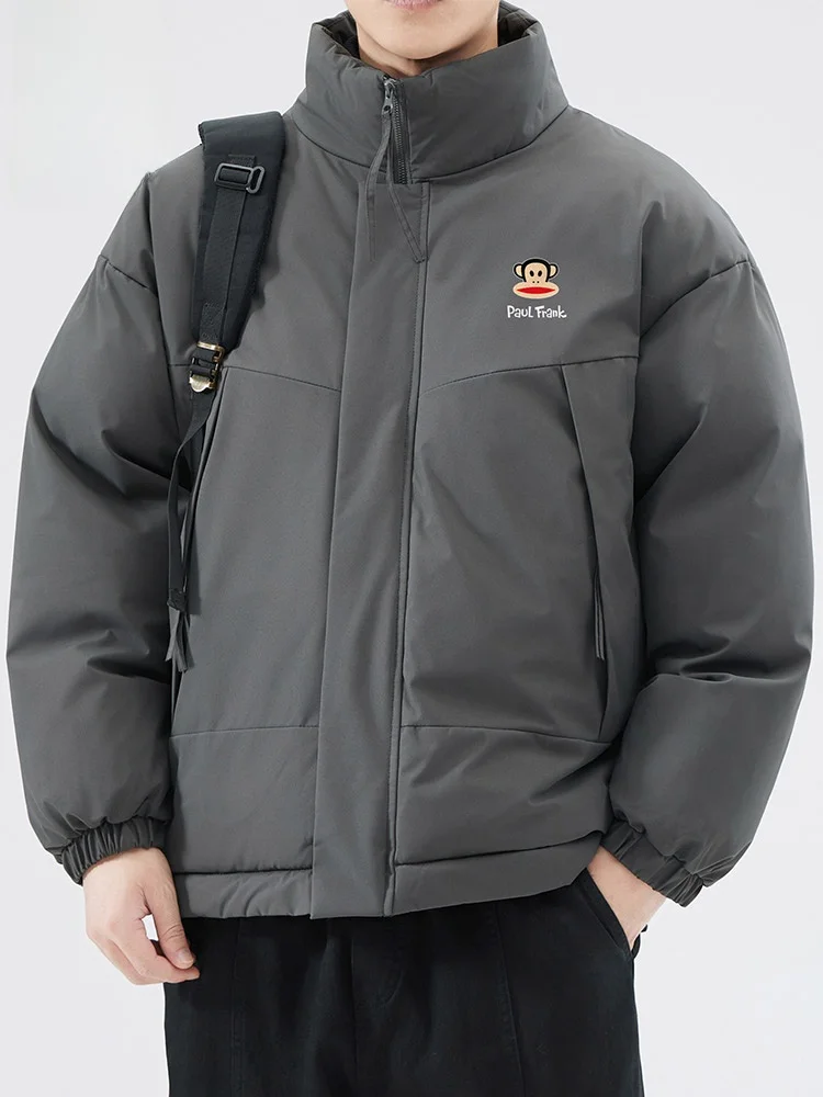 Мужская утепленная хлопковая куртка Paul Frank с воротником-стойкой, свободного кроя, теплая, осенне-зимняя, из полиэфирного волокна, с длинными рукавами, на молнии
Мужская утепленная хлопковая куртка Paul Frank с воротником-стойкой, свободного кроя, теплая, осенне-зимняя, из полиэфирного волокна, с длинными рукавами, на молнии