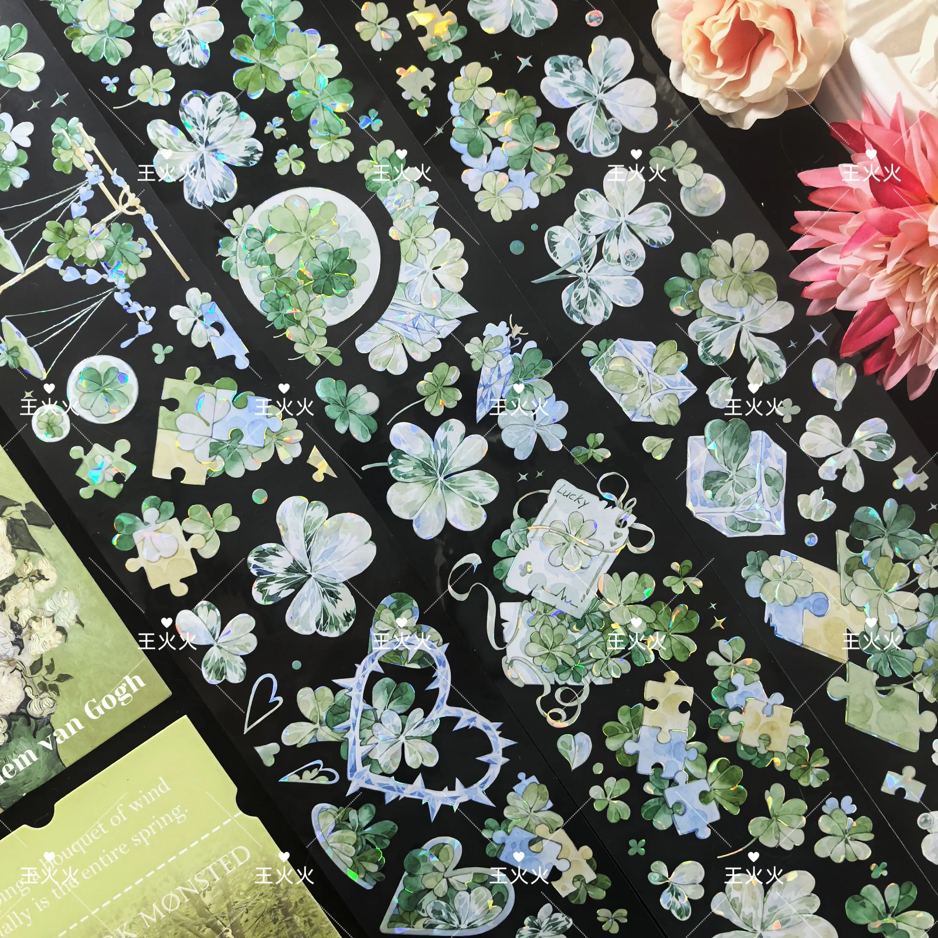 Lucky Four-leaf Clover PET Tape Shiny
Lucky Four-leaf Clover PET Tape Shiny