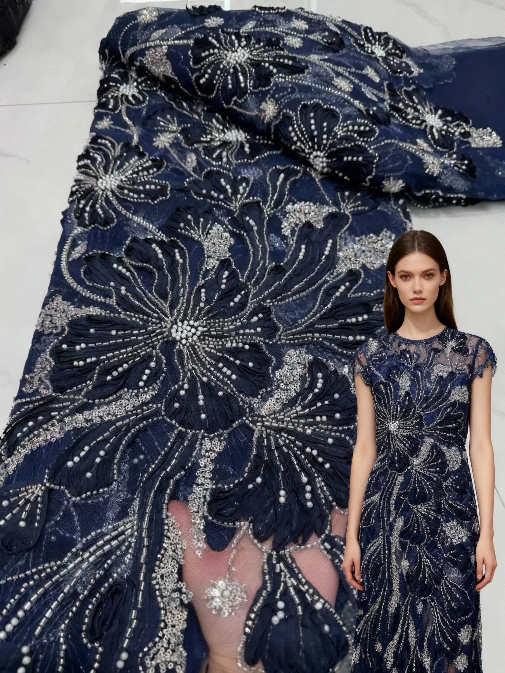 Роскошная нигерийская тюлевая кружевная ткань с блестками, 2021, высокое качество, африканская кружевная ткань с бусинами, французские женские платья для свадебной вечеринки
Роскошная нигерийская тюлевая кружевная ткань с блестками, 2021, высокое качество, африканская кружевная ткань с бусинами, французские женские платья для свадебной вечеринки