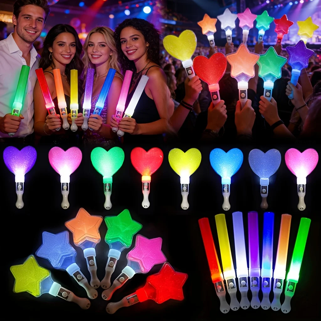 20pcs/Set Star-Shaped Handheld Glow Sticks for Weddings, Valentine'S Day, Halloween, Christmas, Parties, Games And Activities. Suitable for Weddings, Birthday Parties, Bridal Showers And Seasonal Decorations, As Well As Carnival Ornaments
20pcs/Set Star-Shaped Handheld Glow Sticks for Weddings, Valentine'S Day, Halloween, Christmas, Parties, Games And Activities. Suitable for Weddings, Birthday Parties, Bridal Showers And Seasonal Decorations, As Well As Carnival Ornaments