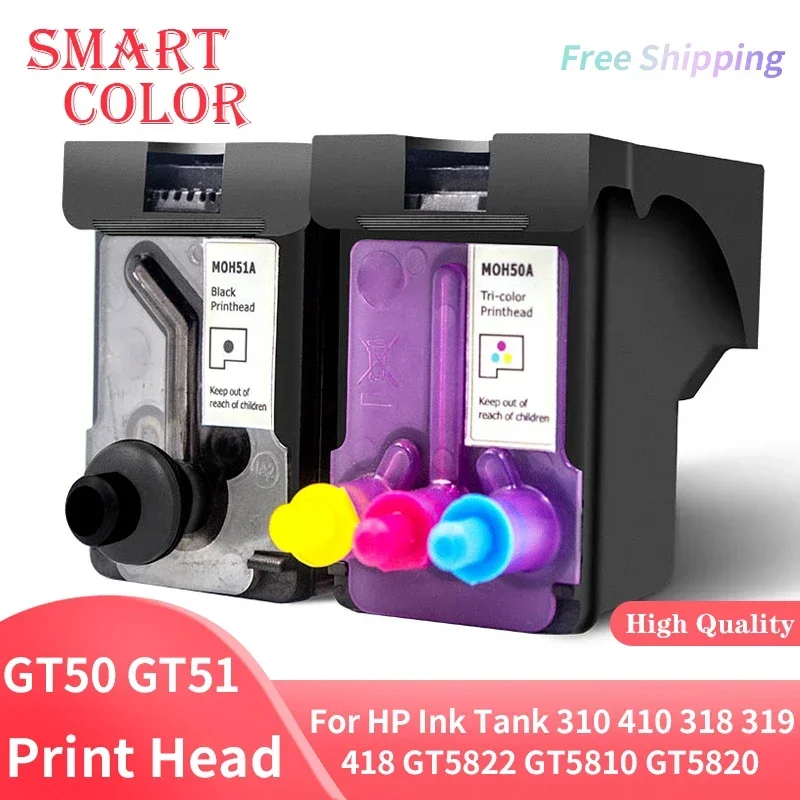 GT50 GT51 GT52 M0H50A M0H51A Printhead Remanufactured For HP Ink Tank 310 410 318 319 418 GT5822 GT5810 GT5820 Printer head
GT50 GT51 GT52 M0H50A M0H51A Printhead Remanufactured For HP Ink Tank 310 410 318 319 418 GT5822 GT5810 GT5820 Printer head