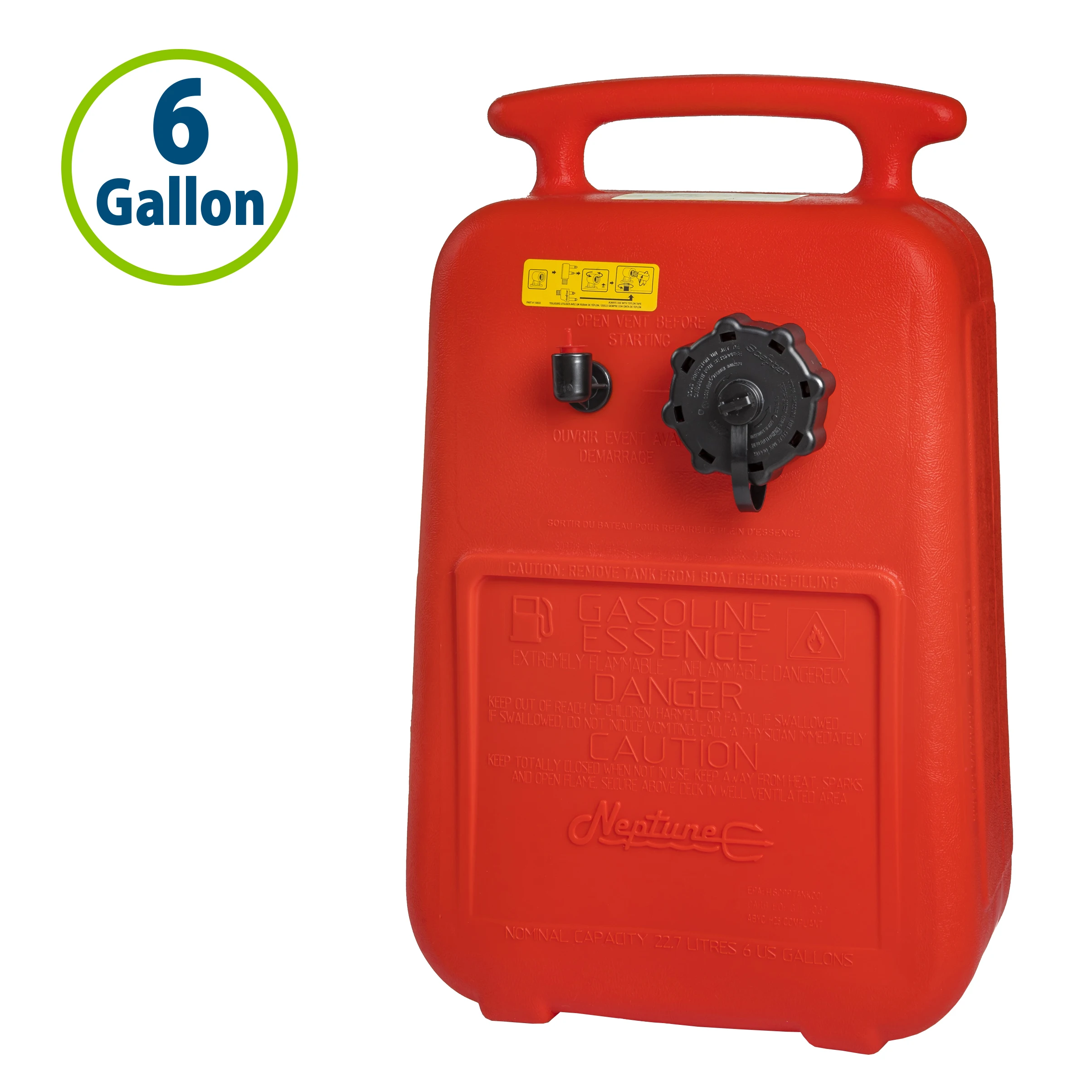 6 Gallon Marine Fuel Tank for Outboard Engines Durable Polyethylene Construction Leak Proof Design
6 Gallon Marine Fuel Tank for Outboard Engines Durable Polyethylene Construction Leak Proof Design