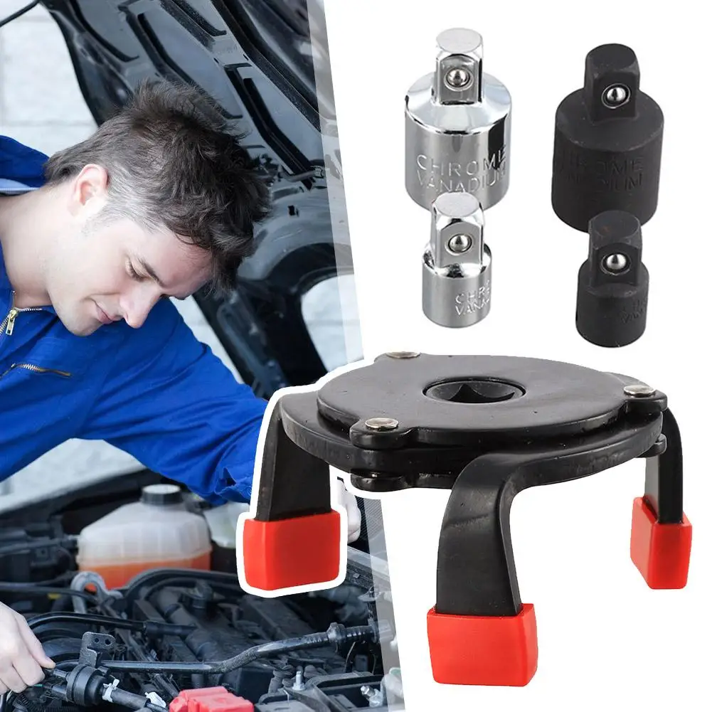 Universal 3 Jaw Oil Filter Remover Tool Car Oil Filter Adjustable Tool Interface Wrench Special Filter Oil Tools Demolisher A6P4
Universal 3 Jaw Oil Filter Remover Tool Car Oil Filter Adjustable Tool Interface Wrench Special Filter Oil Tools Demolisher A6P4
