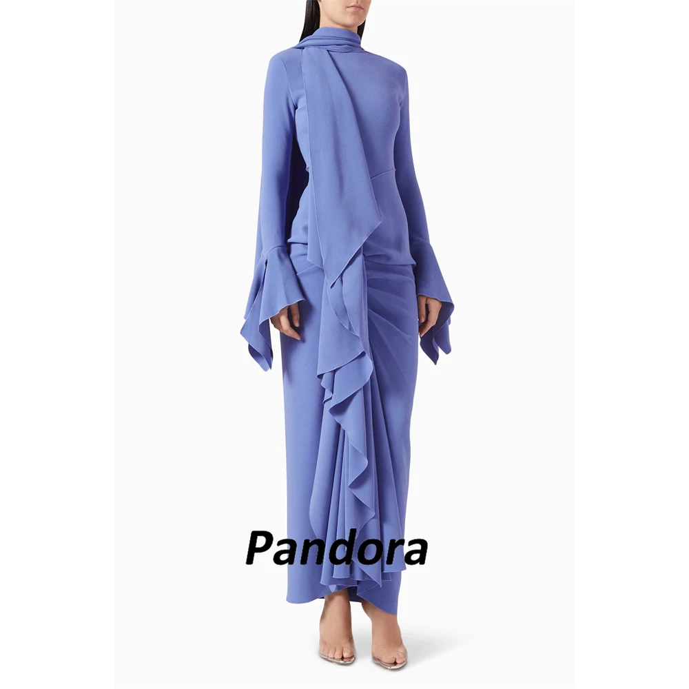 Женское платье с юбкой-годе Pandora, Черное вечернее платье до щиколотки с высоким воротником и оборками, для выпускного вечера, лето 2024
Женское платье с юбкой-годе Pandora, Черное вечернее платье до щиколотки с высоким воротником и оборками, для выпускного вечера, лето 2024
