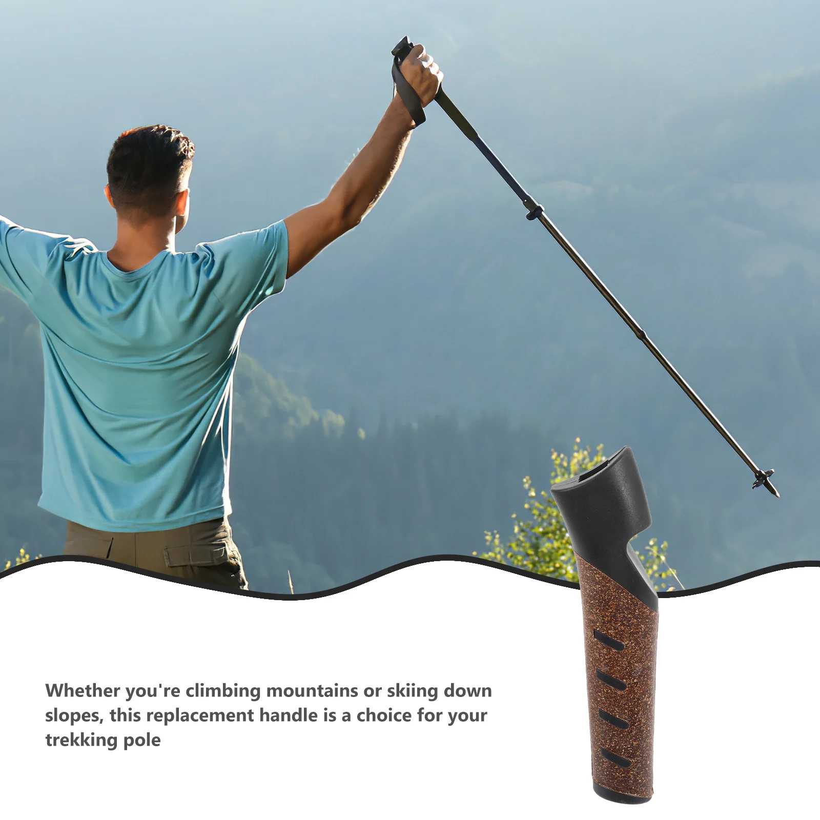 Trekking Pole Handle Cane Ski Poles Replacement Grips for Hiking Stick Handles Sticks Travel
Trekking Pole Handle Cane Ski Poles Replacement Grips for Hiking Stick Handles Sticks Travel