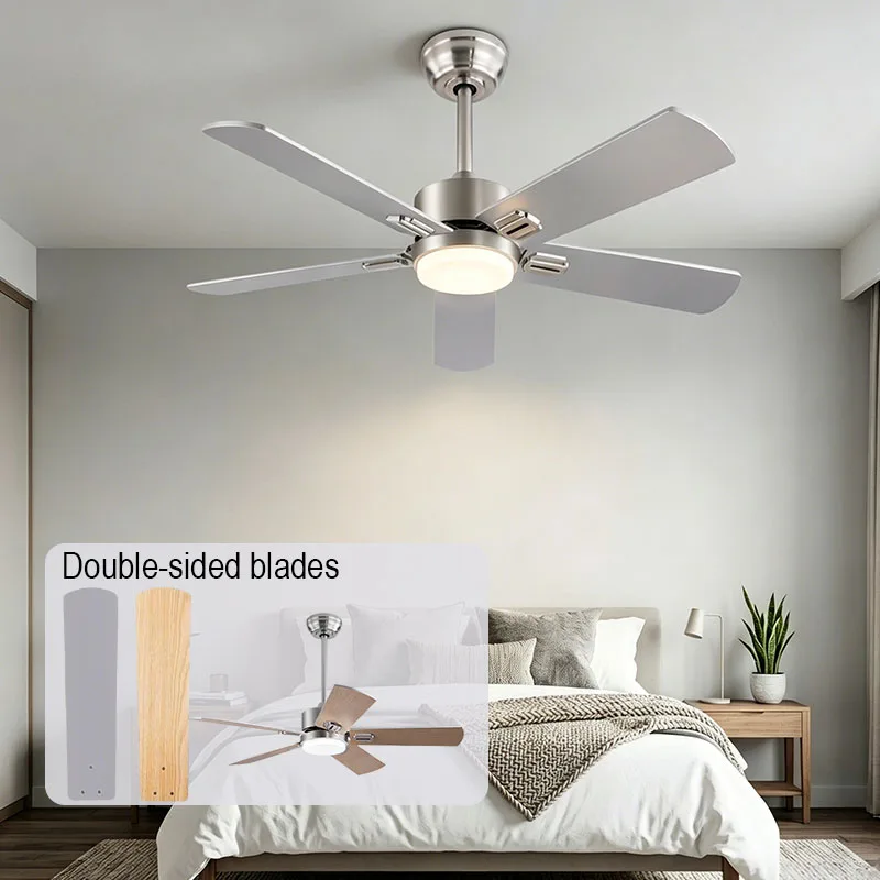 42 52 Inch Dual Color Ceiling Fan with Variable Frequency Remote Control Silent High Wind Power DC Fan
42 52 Inch Dual Color Ceiling Fan with Variable Frequency Remote Control Silent High Wind Power DC Fan