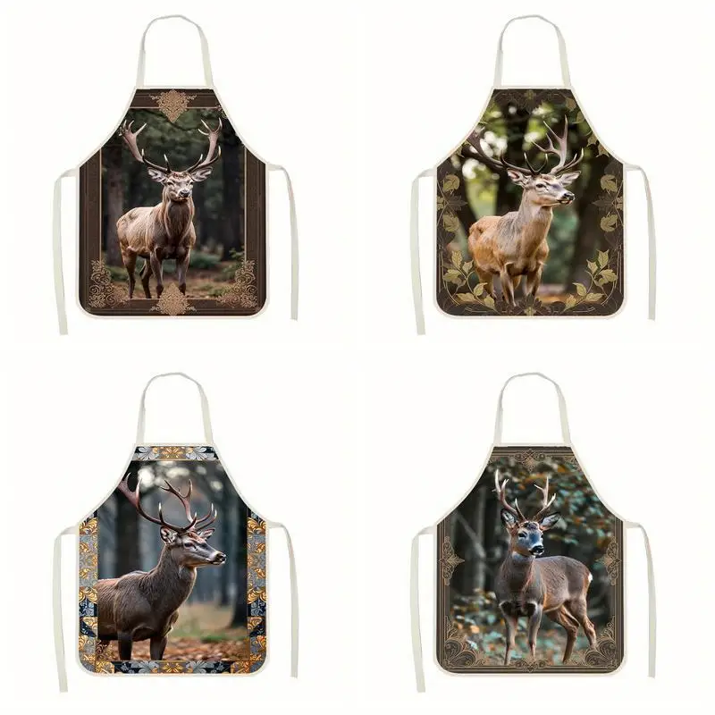 Фартук с рисунком оленя, льняной фартук, подходит для приготовления пищи на кухне, общения родителей и детей, рисования и других мероприятий.
Фартук с рисунком оленя, льняной фартук, подходит для приготовления пищи на кухне, общения родителей и детей, рисования и других мероприятий.