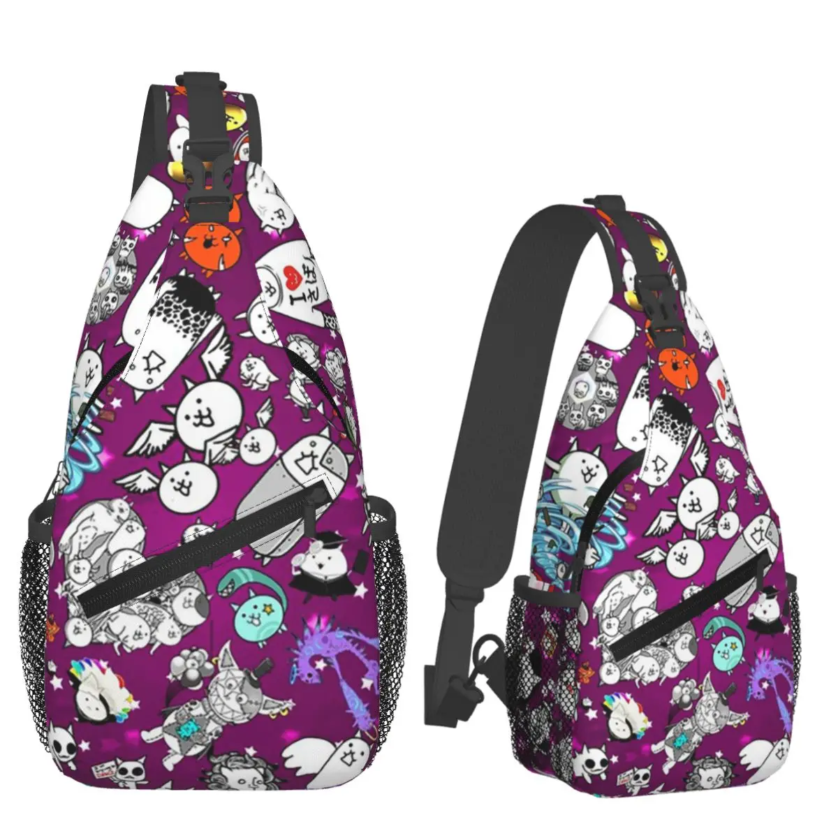 Battle Cats Chest Bag Men Sling Crossbody Backpack Chest Bag Travel Hiking Daypack Shoulder Bag
Battle Cats Chest Bag Men Sling Crossbody Backpack Chest Bag Travel Hiking Daypack Shoulder Bag