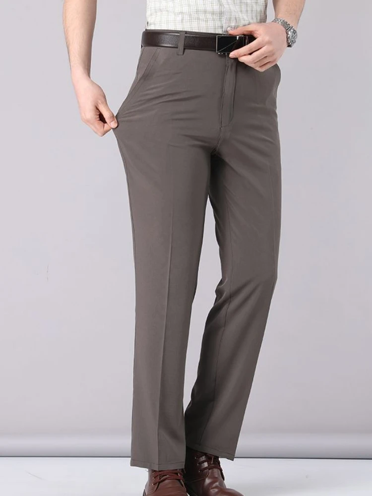 Man Suits Pants Pocket Straight Baggy Thin Casual Fabric Cheap Spring Clothes Anti-wrinkle Up Summer 2025 Suit Trousers for Men
Man Suits Pants Pocket Straight Baggy Thin Casual Fabric Cheap Spring Clothes Anti-wrinkle Up Summer 2025 Suit Trousers for Men