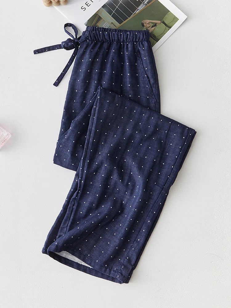 Spring Men's Sp Pants 00% Pure Cotton Gauze Loose Straight Double Layer Casual Home Pants Four Seasons Sle Elastic Waist
Spring Men's Sp Pants 00% Pure Cotton Gauze Loose Straight Double Layer Casual Home Pants Four Seasons Sle Elastic Waist