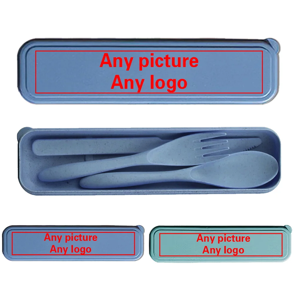 Customized Photo 3pcs Picnic Utensils Set with Box Wheat Straw Cutlery Kit Organizer Case with Picture Personalized DIY Pattern
Customized Photo 3pcs Picnic Utensils Set with Box Wheat Straw Cutlery Kit Organizer Case with Picture Personalized DIY Pattern