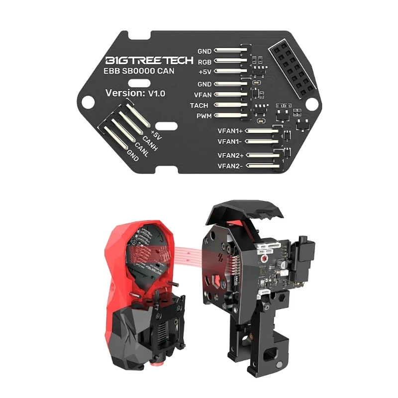 Плата контроллера расширения EBB SB0000 CAN V1.0 Professional для EBB SB2209 SB2240 - пластиковый материал для 3D-печати J60A
Плата контроллера расширения EBB SB0000 CAN V1.0 Professional для EBB SB2209 SB2240 - пластиковый материал для 3D-печати J60A