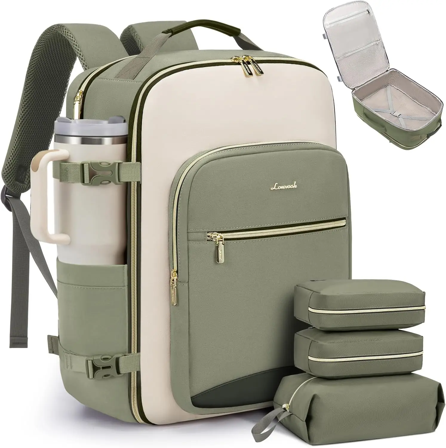 Travel Backpack for Women & Men Airline Approved Carry On Luggage Overnight Bags Waterproof Personal Item Bag fits 17" Laptop
Travel Backpack for Women & Men Airline Approved Carry On Luggage Overnight Bags Waterproof Personal Item Bag fits 17" Laptop
