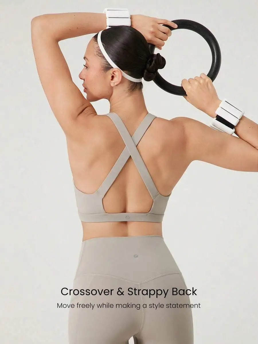 Crisscross Back Sports Bra And High Waist Leggings Set Sweat Wicking Quick Dry Removable Cups
Crisscross Back Sports Bra And High Waist Leggings Set Sweat Wicking Quick Dry Removable Cups