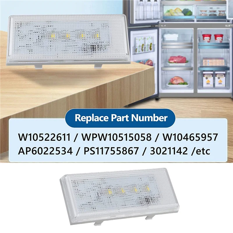 ABVG-New W10515058 Refrigerator Freezer Main LED Light Compatible With Whirlpool/Kenmore/Maytag,Refrigerator Freezer
ABVG-New W10515058 Refrigerator Freezer Main LED Light Compatible With Whirlpool/Kenmore/Maytag,Refrigerator Freezer