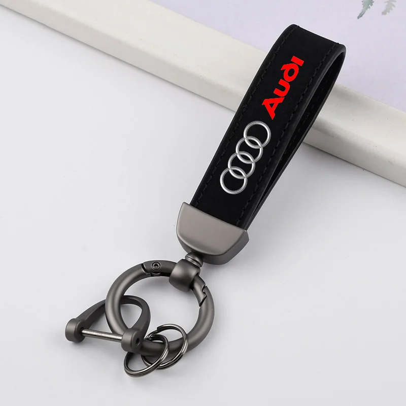 Suede Leather Car Logo Keychain For Audi Sline A3 A4 B8 8P B9 8V B6 A5 B7 A1 A6 C6 Q3 Q5 C7 8I TT Key Ring Gift Car Sticker
Suede Leather Car Logo Keychain For Audi Sline A3 A4 B8 8P B9 8V B6 A5 B7 A1 A6 C6 Q3 Q5 C7 8I TT Key Ring Gift Car Sticker