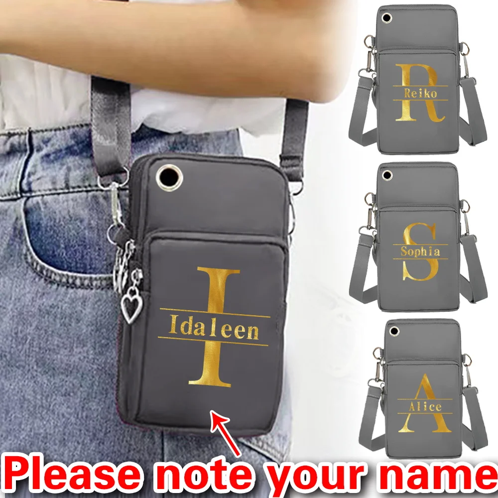 Personalized Customized Multi-layer Zipper Pocket Mobile Phone Change Casual Nylon Shoulder Bag for Men and Women Storage Bag
Personalized Customized Multi-layer Zipper Pocket Mobile Phone Change Casual Nylon Shoulder Bag for Men and Women Storage Bag