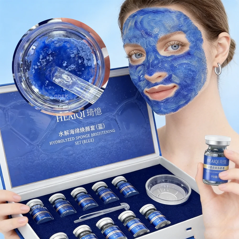 Набор для лица с 80% синими микроводорослями: лиофилизированный коллагеновый порошок, натуральный биологический экстракт, спикулы губки для омоложения кожи
Набор для лица с 80% синими микроводорослями: лиофилизированный коллагеновый порошок, натуральный биологический экстракт, спикулы губки для омоложения кожи