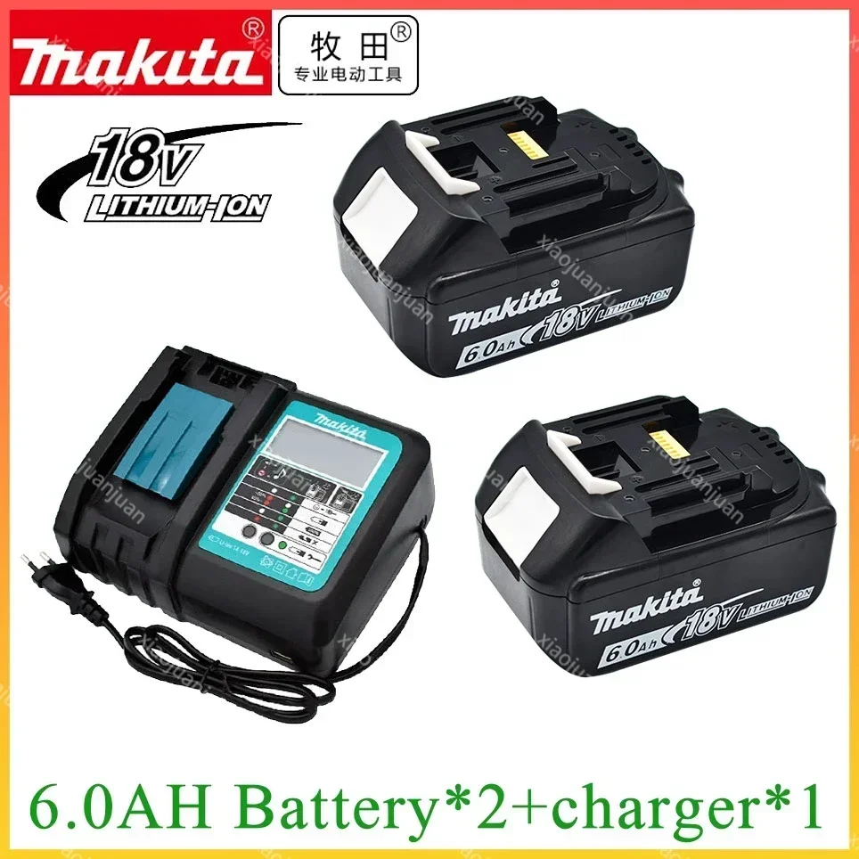 Makita-100% Original Rechargeable Power Tool Battery, Replaceable LED Lithium-ion, 6.0 Ah 18V LXT BL1860B BL1860BL1850
Makita-100% Original Rechargeable Power Tool Battery, Replaceable LED Lithium-ion, 6.0 Ah 18V LXT BL1860B BL1860BL1850