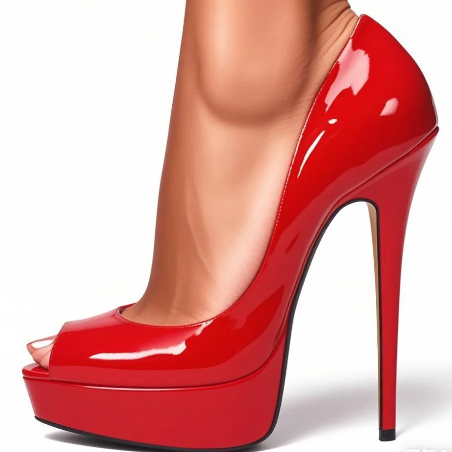 Sexy 6 Inch Stilettos RED Wedding Shoes Woman 16cm Thin Heels Peep Toe Platforms Crossdresser Nightclub Pumps Plus:40-46 47 48
Sexy 6 Inch Stilettos RED Wedding Shoes Woman 16cm Thin Heels Peep Toe Platforms Crossdresser Nightclub Pumps Plus:40-46 47 48